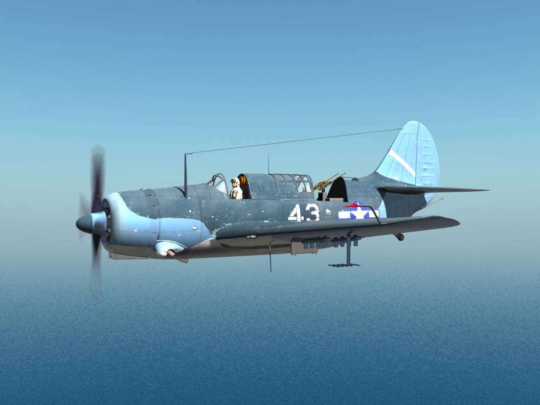 航空機】1/144 SB2C-4 ヘルダイバー シークレット VB-85 空母
